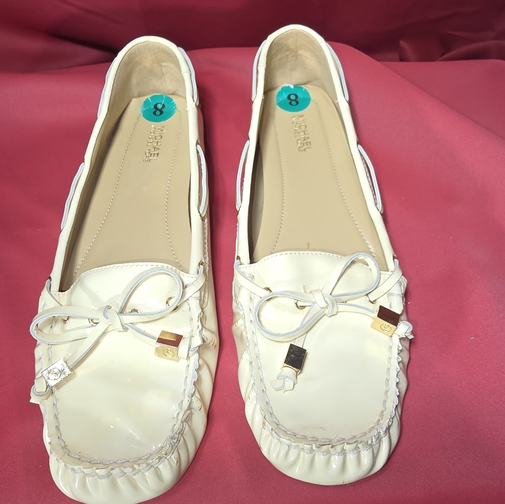 Michael Kors Cream Loafers for Women